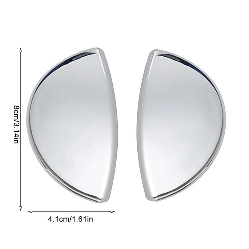 1 par kromade strålkastartvättardysor lock Passar för Mini Cooper R55 R56 R57 R58 R59 2008-2014 61672752559,61672752560