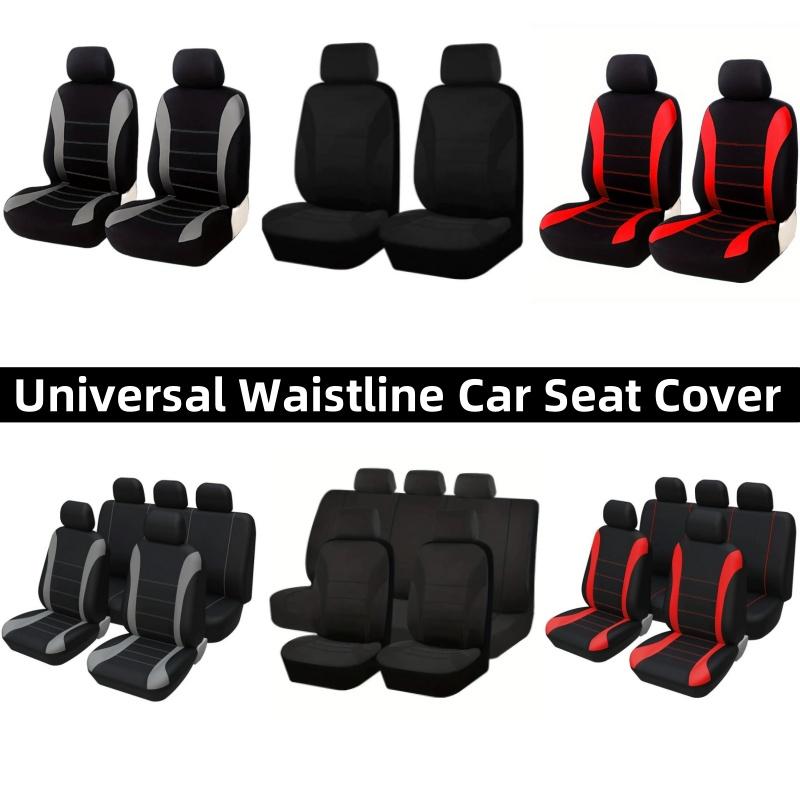 Universal Waist Line Design Cushion AUTO Universal Size Fit for Car Suv Truck Van Accessories Interior Seat Covers Full Set