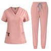 Unisex Quick-Dry Stretch Scrub Suit - Short Sleeve for Medical Professionals