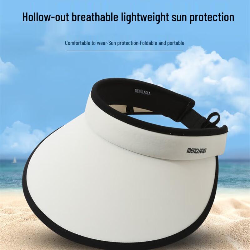 Yishan Yisi Ледяной шелк Козырек Солнцезащитная шляпа Adjustable