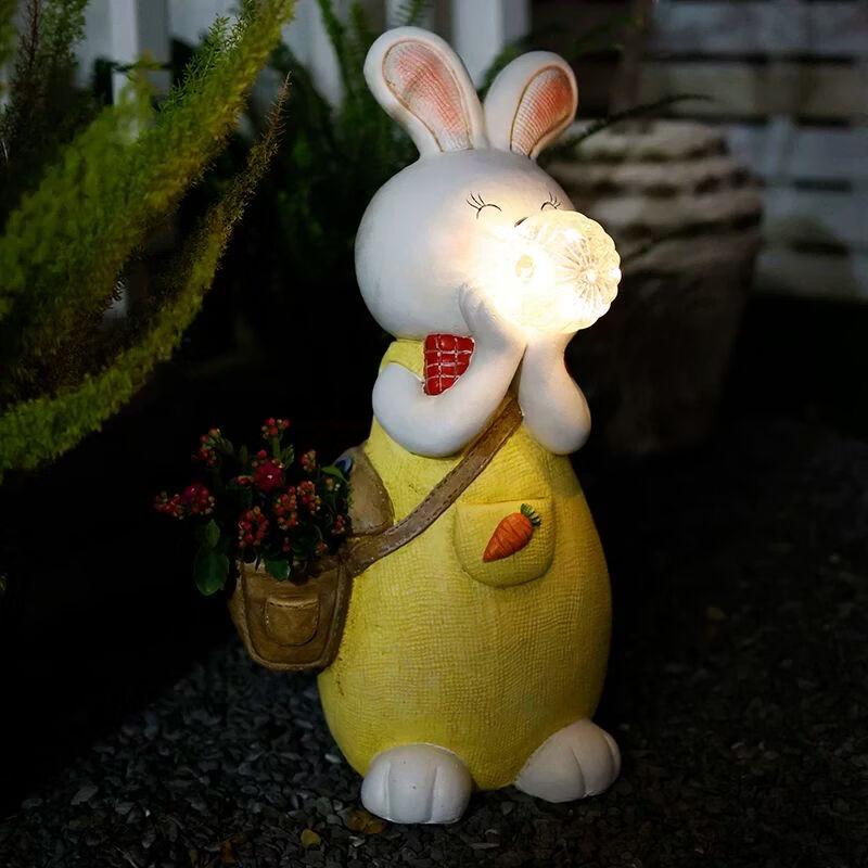

Charming Cartoon Rabbit Garden Ornament