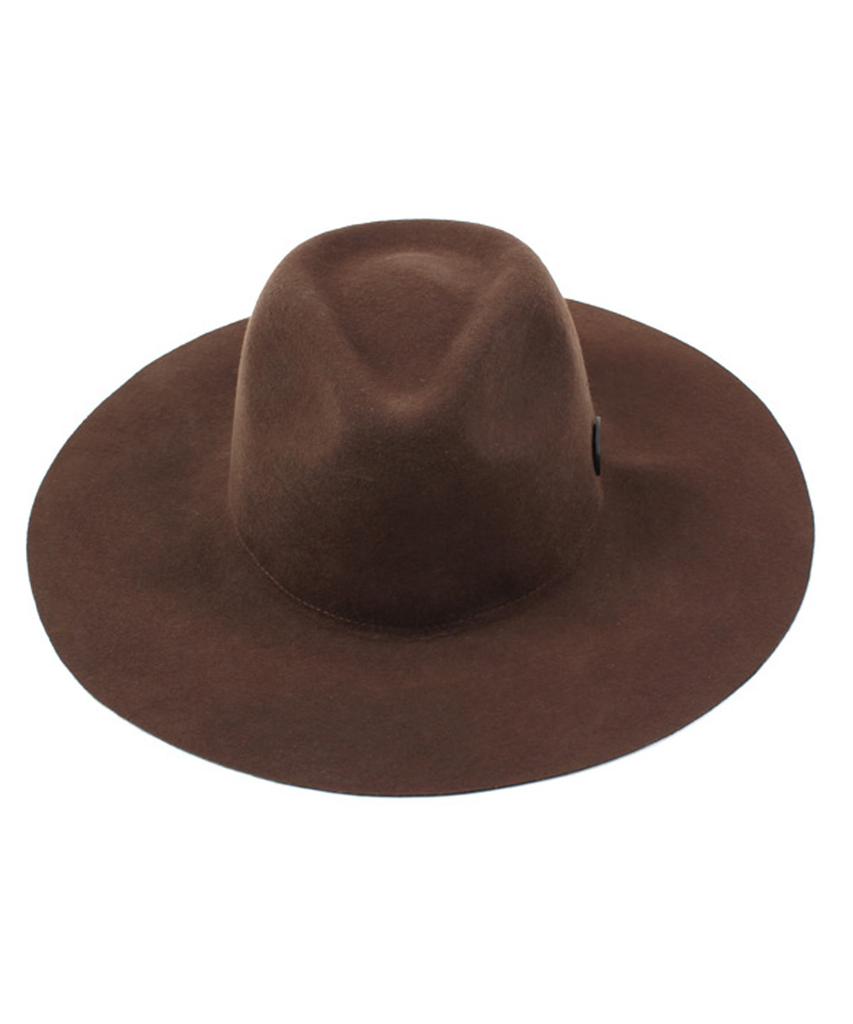 Yunibeosyeolkemiseuteuli Black Metal Long Wool Fedora Br Metal Long Fedora