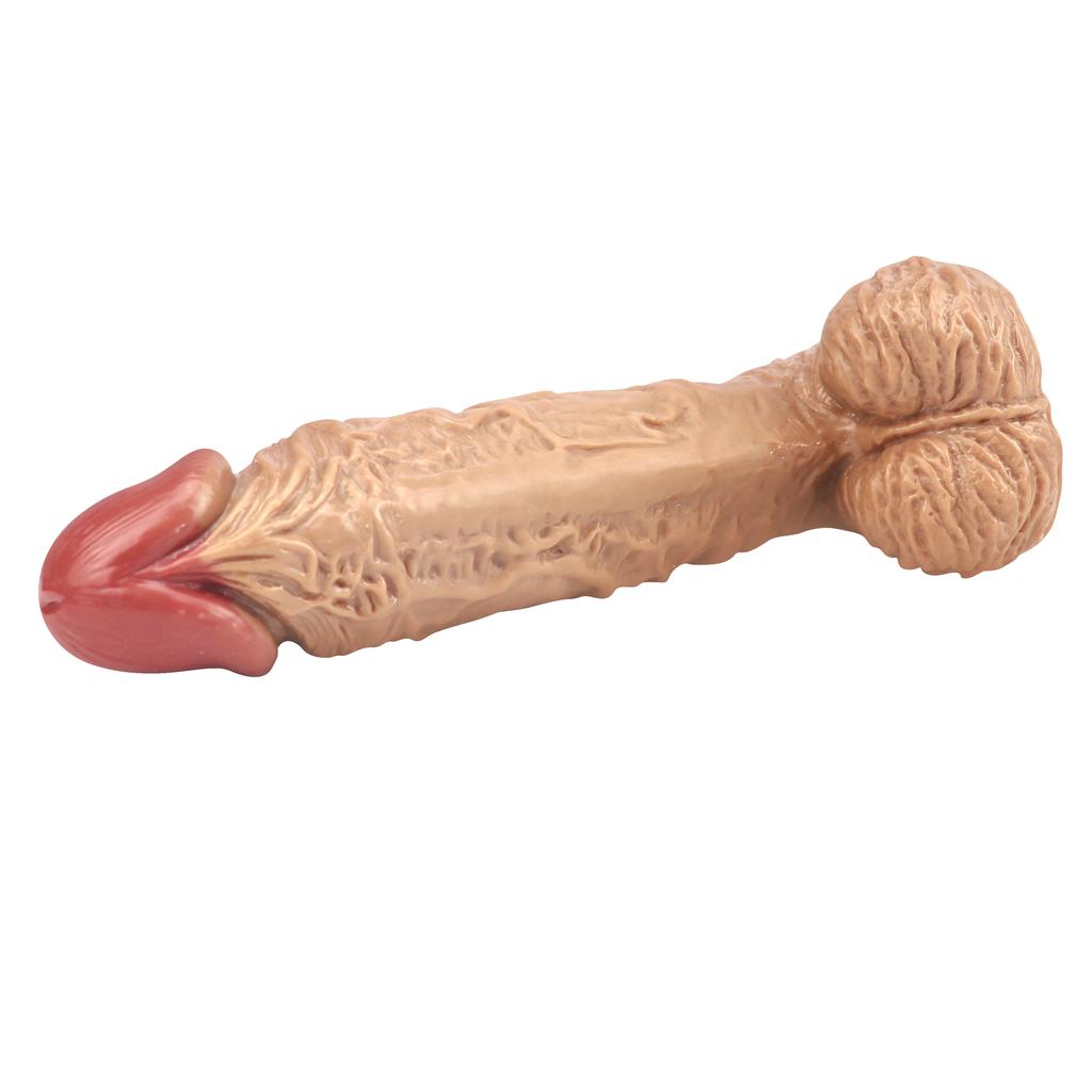Brauner G-Punkt-Dildo für Frauen, weiches Material, starke Vagina, Masturbationstasse, realistischer Dildo, Sexspielzeug für Frauen, Spielzeug für Erwachsene