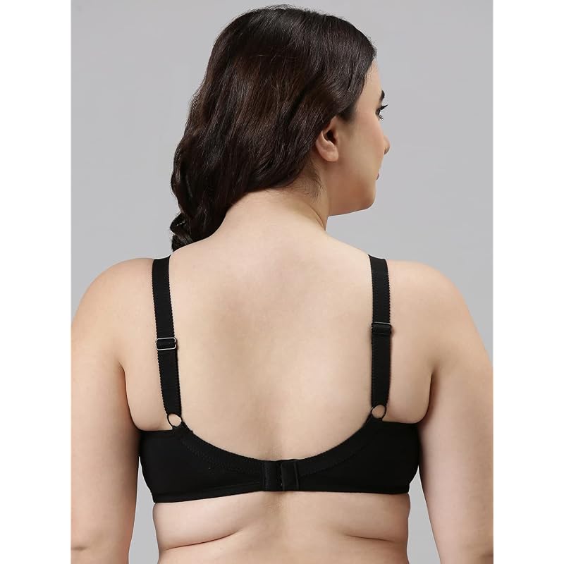 Enamor A0 Super Contouring MFrame Full Support Bra Supima Cotton, NonPadded, Wirefree & Full Coverage