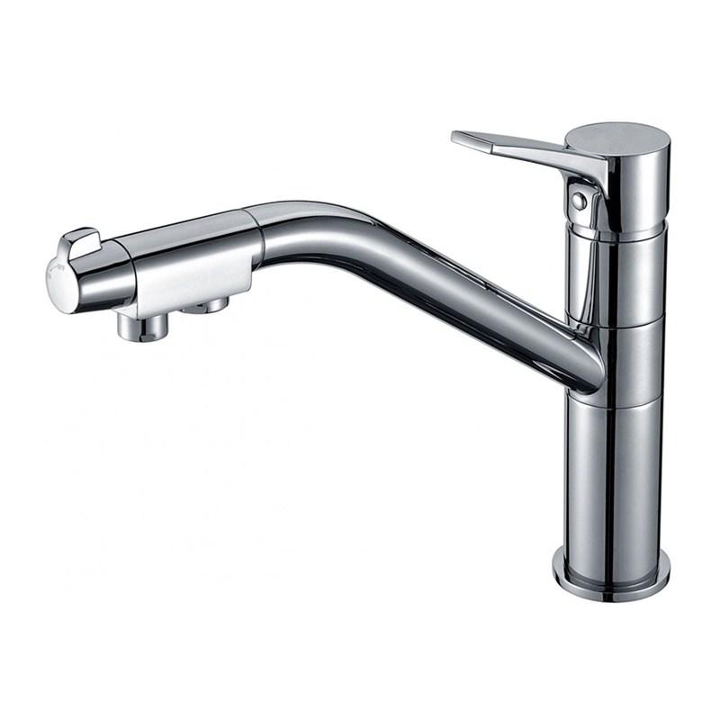 Kitchen Faucet Tri Flow Reverse Osmosis 3 Way Drink RO Water Tap High Quality Wholesale 360 Swivel Chrome Or Matte Black