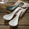 A Variety Of Colors, High-Value Small Spoon, Retro Style Solid Color Ceramic Spoon, Kitchen Household Small Spoon, Tableware Spoon