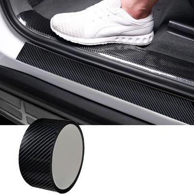 5m Auto Tür Kantenschutz Aufkleber Carbon Faser Stil Auto Tür Sill Streifen Anti Kollision Schutz Scratch Film Für auto