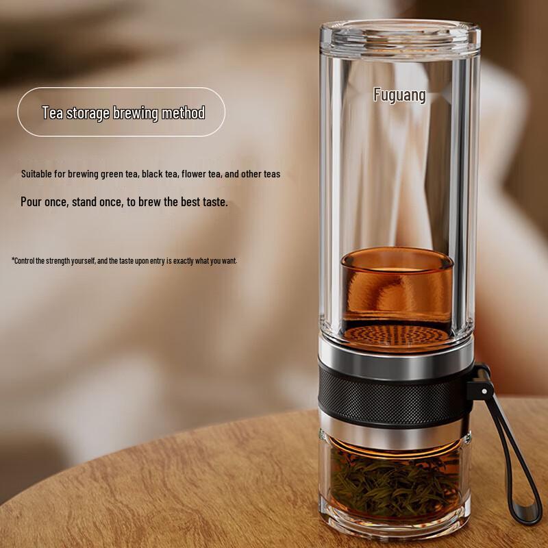 Fuguan Tea Infuser Glass Bottle