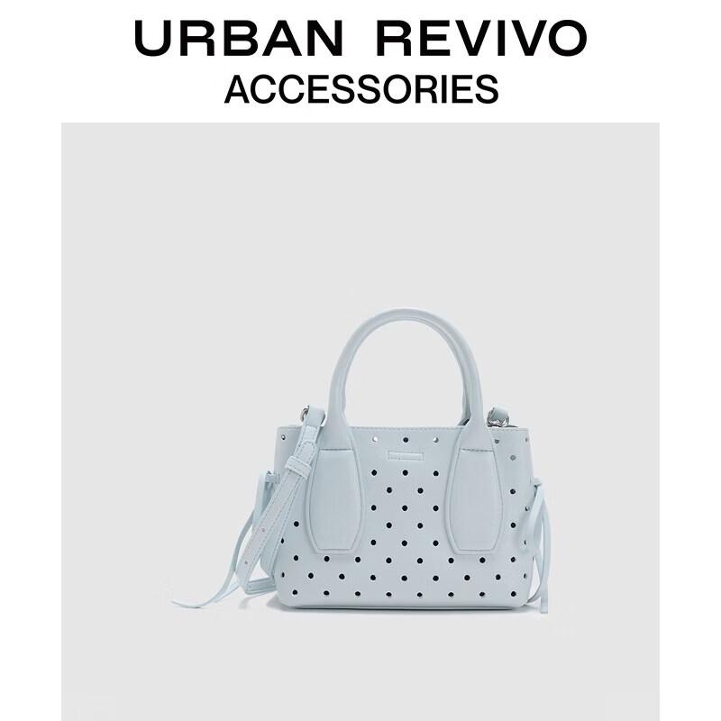 

URBAN REVIVO Hollow Polka Dot Crossbody Bag One Size