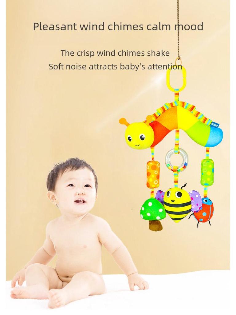 Buntes Tier-Windspiel, Kinderwagenspielzeug