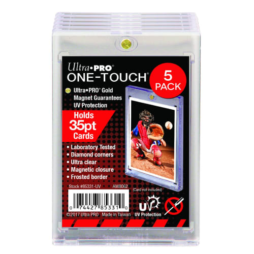 Ultra Pro 35pt One-Touch Magnetic Trading Card Holder (5-Pack)