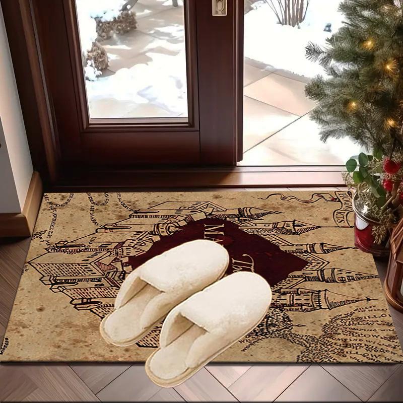 Magic School Adventure Carpet, Chair Rug,Rug for Office Bedroom Living Rooms, Doormat Decor Fan Gift Christmas Gift