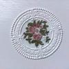 Plate Mat Exquisite Embroidery Desktop Decoration Round INS Style Table Coaster for Photo