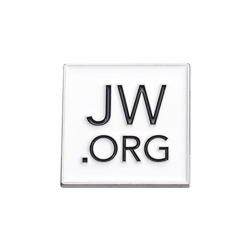 

JWORG Geometric Dopamine Brooch: Colorful Dialogue Box Metal Badge