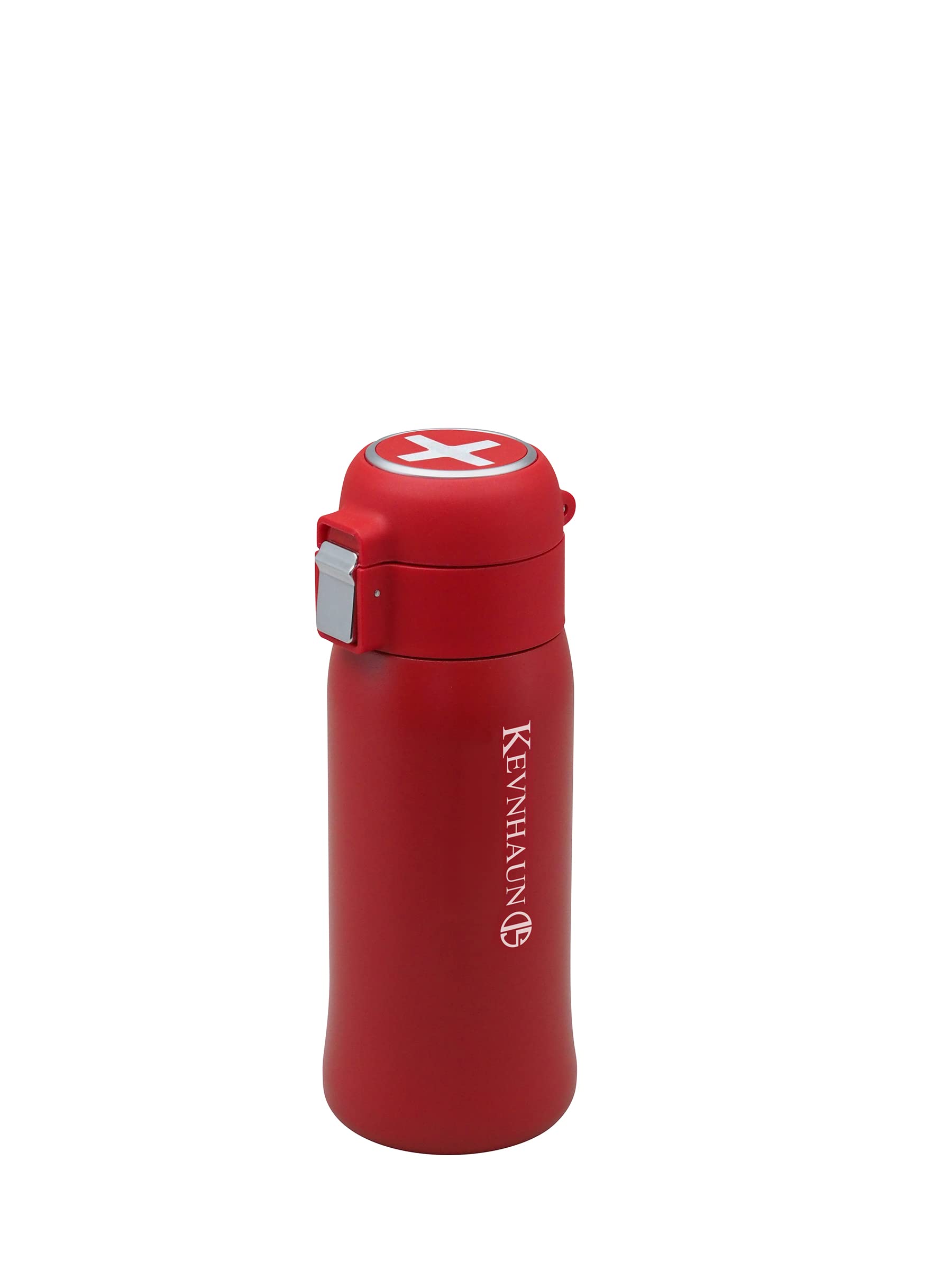 

Kevnhaun One-Touch Stainless Steel Mug, 360ml, Red, Insulates Hot and Cold Water, Double-Layer Vacuum Insulated, Perfect for Late Summer Sports,