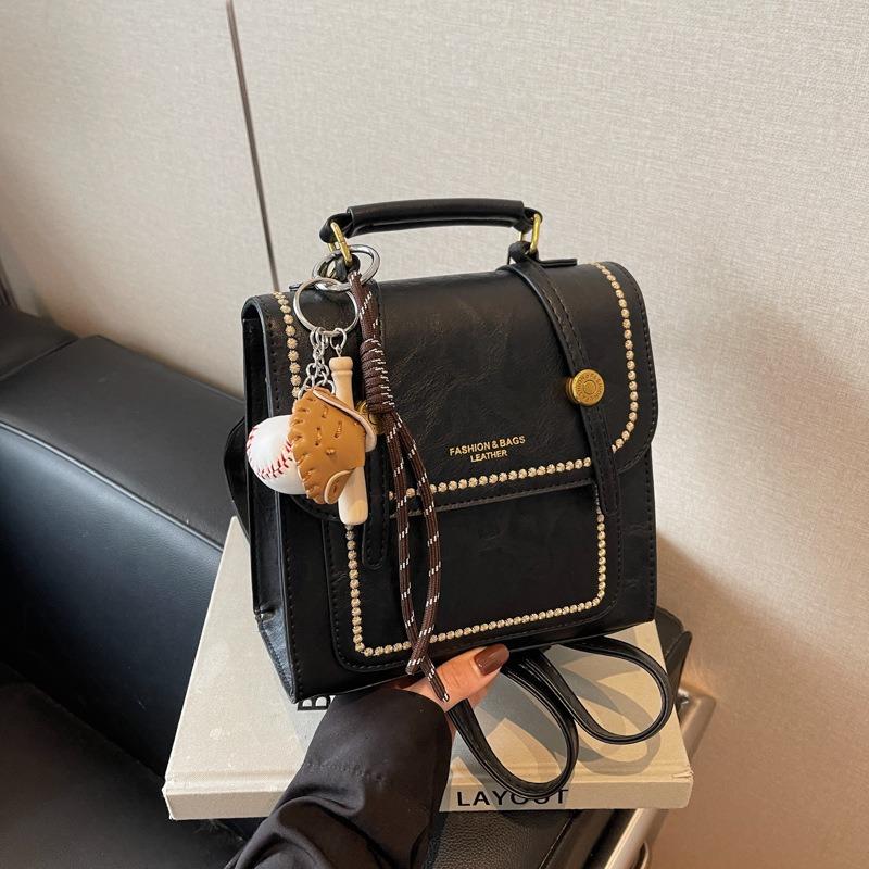 Niche Design Bag Women's New Versatile Backpack Retro Multi-functional Shoulder Messenger Small Backpack