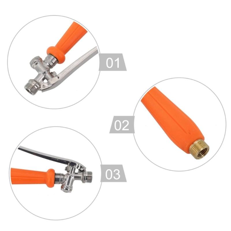 Professional Ergonomic Grip Air Conditioner Cleaner Sprayer Tool Durability Alloy Body And Flexible Water Jet Adjustment