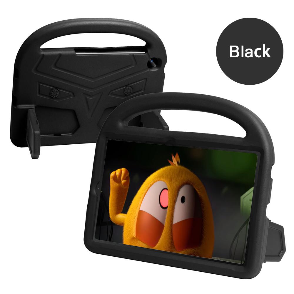 Étui Rose Sûr en EVA pour Enfants pour Samsung Tab A9 Tab S6 Lite P610 P615 P613 Tab A8 Tab A9 Plus Housse de Tablette Résistante aux Chocs Support Intégré For Tab A9 Plus noir
