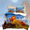High-definition Digital Print 3-piece Bed Sheet Set For Queen Size Bed Modern Simple Style