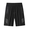 Men's Plus Size Quick-Dry Ice Silk Sports Shorts - Breathable, High Elastic Outdoor Casual Pants