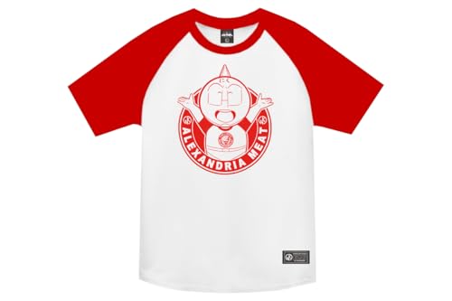New Japan Pro-Wrestling Kinnikuman Collaboration New Japan Pro-Wrestling x Alexandria Meat Raglan T-Shirt, Size L, 6123102892