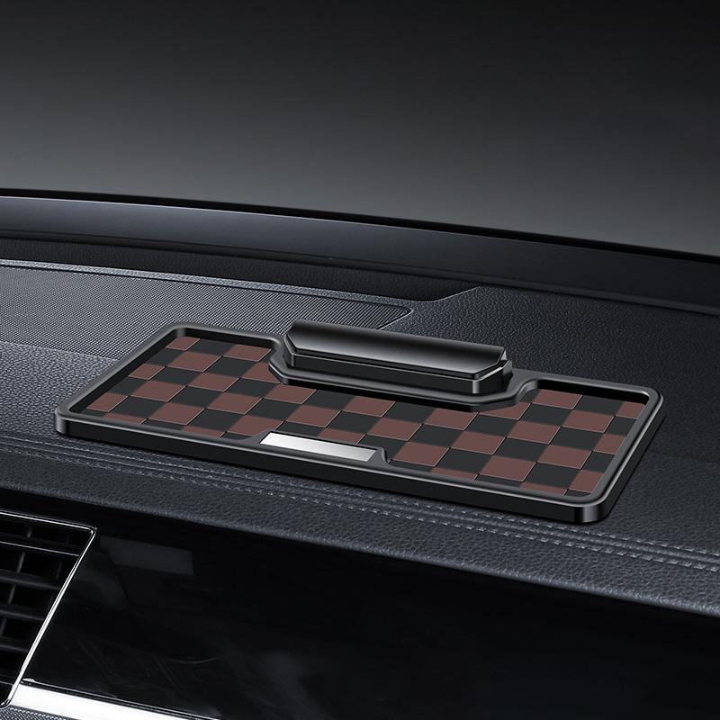 

1 шт., нескользящая накладка на приборную панель автомобиля, автомобильный держатель для телефона, нескользящее липкое антискользящее крепление для телефона на приборной панели, силиконовые аксессуары для приборной панели автомобиля коричневый