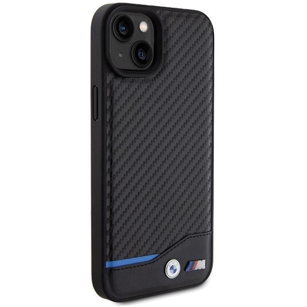 BMW Bmhcp15M22Nbck Iphone 15 Plus / 14 Plus 6.7 Czarny/Black Leather Carbon