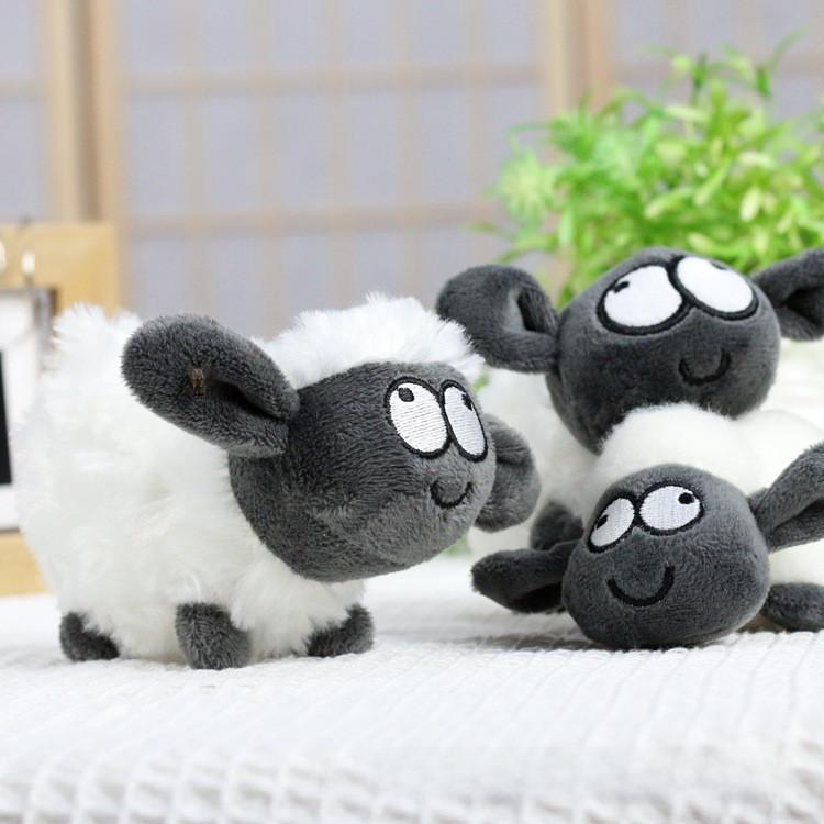 Charming Little Sheep Plush Toy Cozy Keychain Fluffy Lamb Doll For Bag Accessories