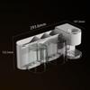 Wall Mounted Automatic Toothpaste Dispenser with Toothbrush Holder Waterproof Six Adjustable Levels Multi Functional Design