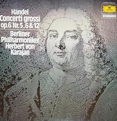 LP Record HANDEL  BERLINER PHILHARMONIKER    Concerti Grossi Op. 6 Nr. 5 6  1 2535320 DEUTSCHE GRAMMO Germany Classical Used