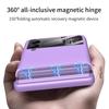 Magnetic Hinge Shockproof Matte Case For Samsung Galaxy Z Flip 4 5g Full Body Hard Armor Cover For Samsung Z Flip4 Magnetic Case