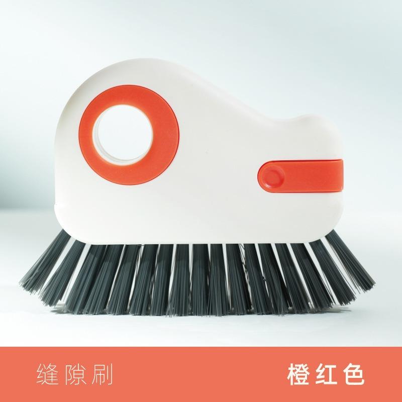 

New 2-in-1 Window Brush Cleaning Tool Removable Groove Cleaning Brush Window Sill Gap Brush No Dead Angle Brush оранжево-красный