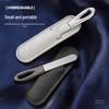 Zinc Alloy Double-Sided Nail File & Polisher - Stainless Steel, Sand-Plated for Manicure and Buffing.