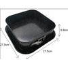 Forma do ciasta rozpinana marmurkowa 27,5x27,5x6,8 cm KINGHOFF KH-1791