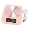 Pink ABS Heating Cup Coaster for Home & Office | Keeps Drinks Warm
