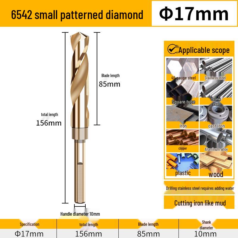 12mm High Hardness Twist Drill Bit Set for Iron, Stainless Steel, and Woodworking