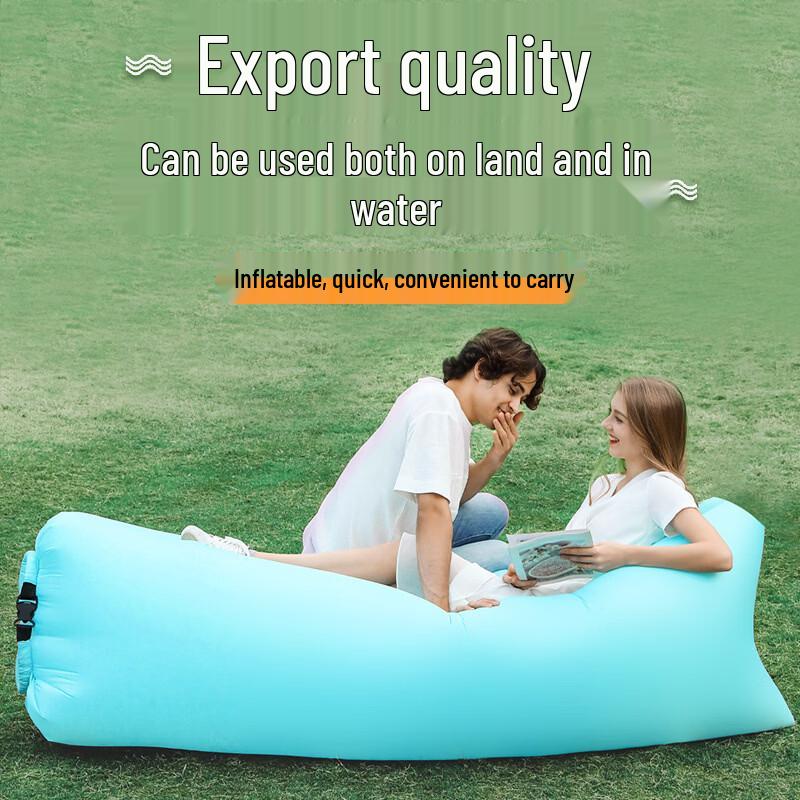 Junkaiwei Portable Inflatable Lounge Sofa with Pillow