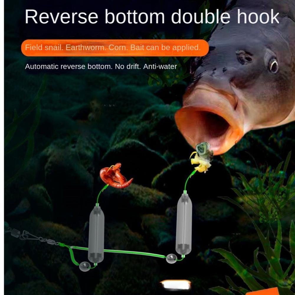 1pc Barb Carp Fishing Hook 2 Hooks Carp Rigs Fishing Lure Hot Fishing Hair Rigs Hook  Fishing Tackle
