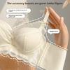 Wireless Push Up Bra Set, No Gaping Anti-Sag Small Bust Enhancing Women Lingerie Set