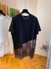Summer T Shirt Dress With Embroidery For Casual And Business Wear In Soft Polyester Fabric