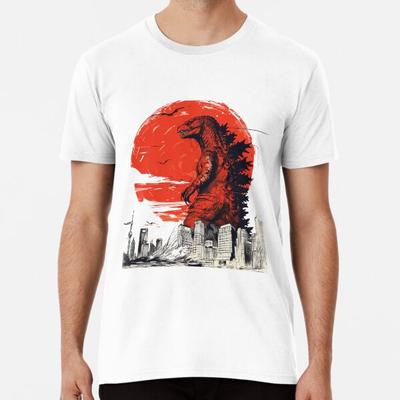 Godzilla Stadtlandschaft S bis 5XL Hergestellt in AU/USA T-Shirt