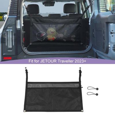 Kofferraumnetz Gepäcknetz Aufbewahrungsnetz für Jetour Traveller T2 2023 Auf 1 Stück Schwarz