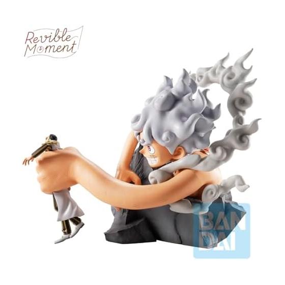 Ichiban Kuji One Piece Future Island Egghead Burst of Energy A Prize Monkey D. Luffy Gear 5VS Borsalino Revible Moment