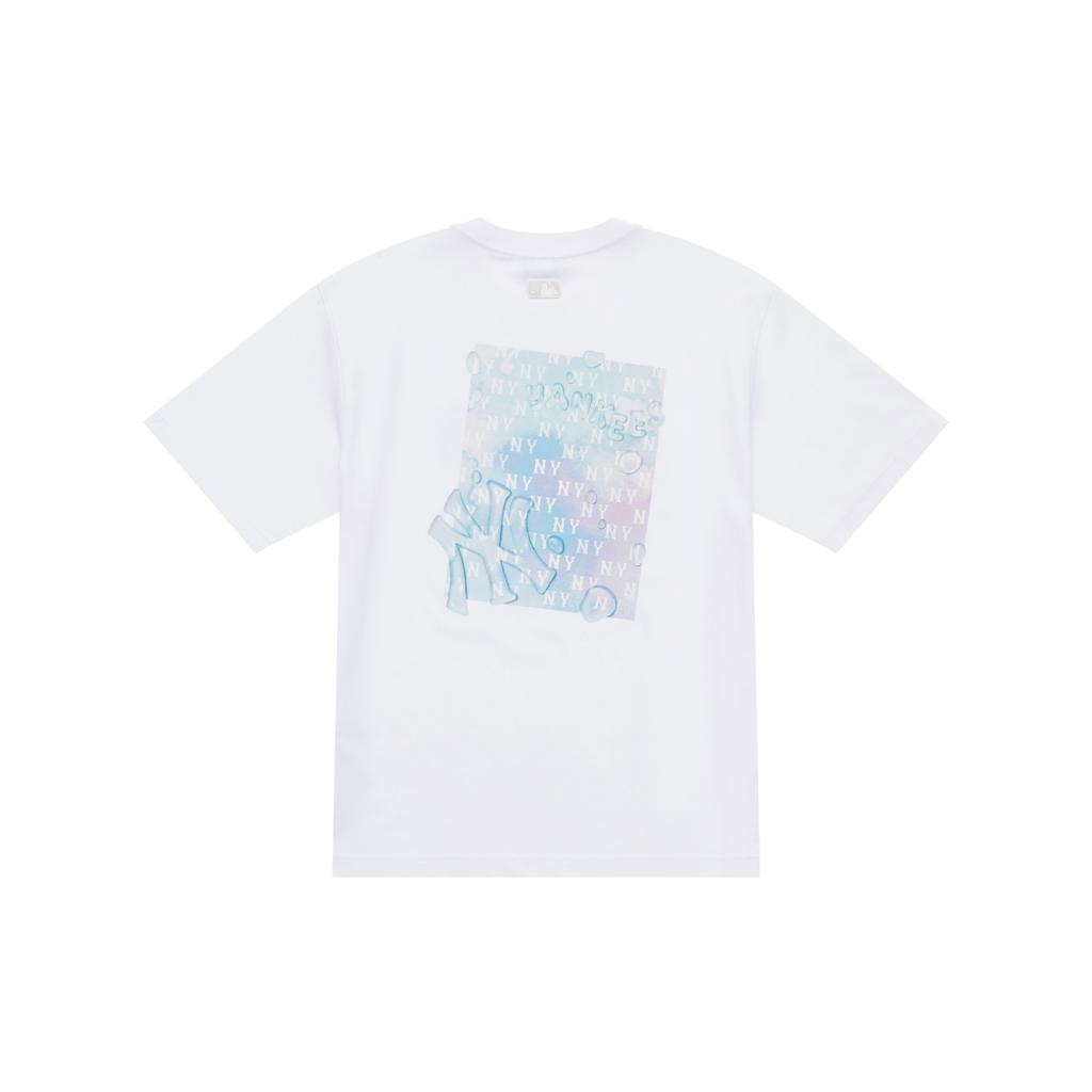 New MLB New York Yankees SS25 T Shirt Unisex Standard White 3ATSX0153-50WHS