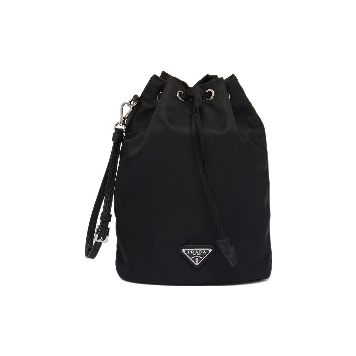 Косметичка Prada Re-Nylon Черная Женские косметички 1NS369-R067-F0002 Basic Set (Bag+Dust Bag)