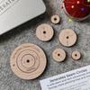 Wooden Circle Quilting Templates Space Tracing DIY Sewing Craft Tools Quilting Stencils for a Variety of Sewing Projects