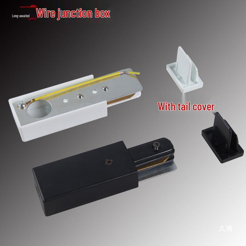 Track Power Junction Box - Dual/Triple Wire Connector for Square Track Lighting