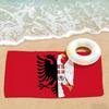 Nazione Albania Asciugamano Asciugatura Asciugamano da Bagno Applicabile a Nuoto Leggero Campeggio Yoga Spiaggia Fuori