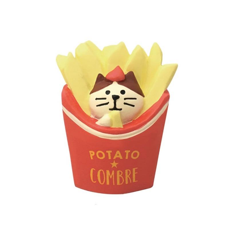 Cute Cat Refrigerator Sticker Grocery Zakka Bread Coffee Shop Decorative Gift Magnetic High Value Refrigerator Jewelry