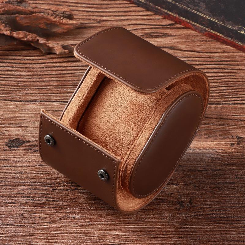 A Vintage Leather Watch Storage Box for Travel, Display, Or Home Storage,Ideal Gift for Men,Watch Box, And Watch Collection Box